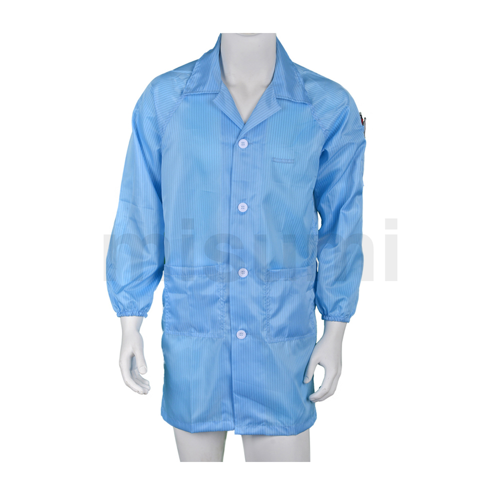 藍(lán)色條紋防靜電紐扣大褂